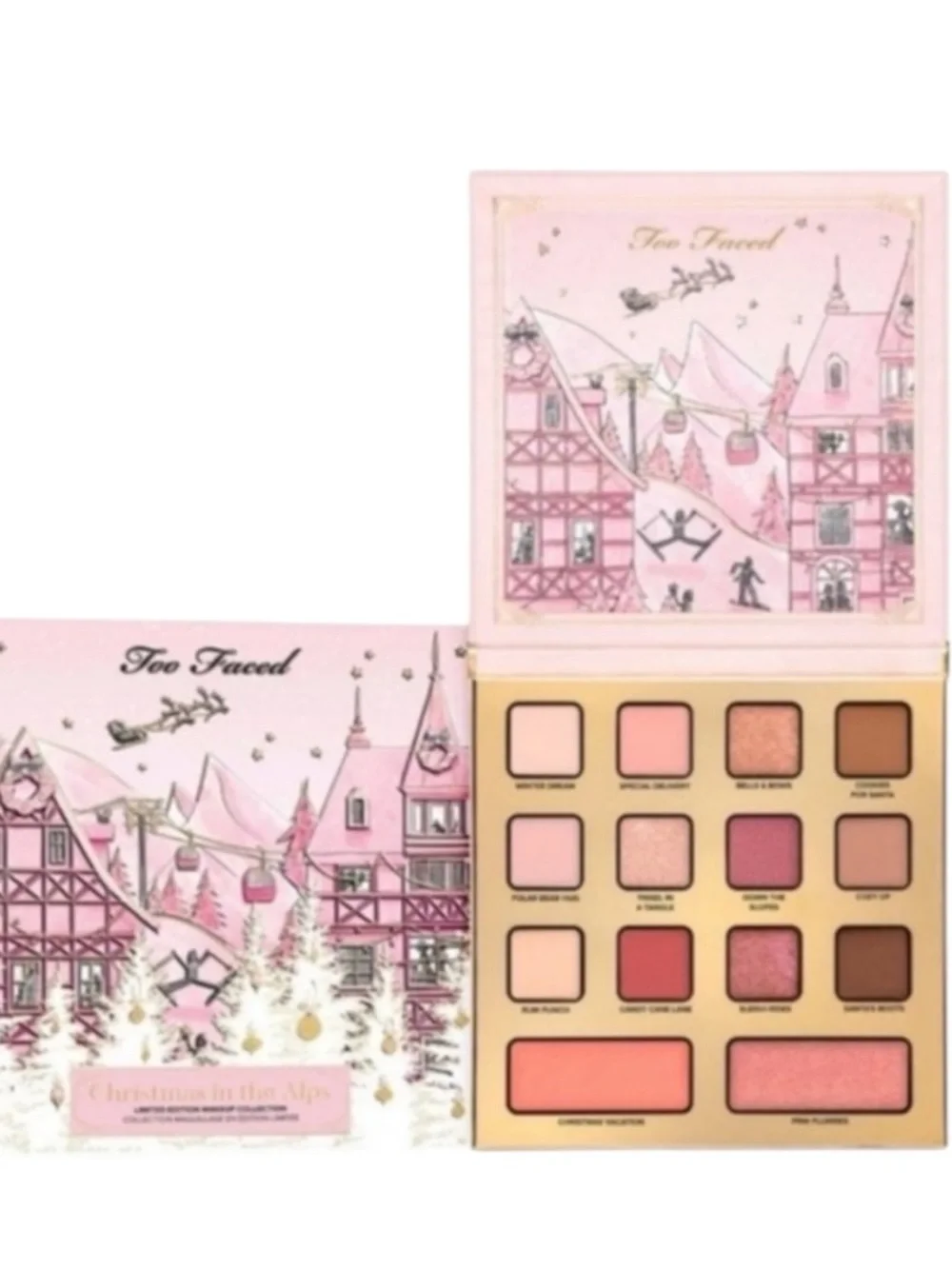 Too Faced Christmas in the Alps Limited Edition Face Eyeshadow Palette NWT